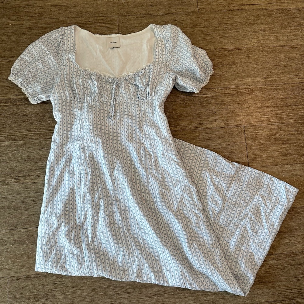 NWOT Reformation Cherise Linen Midi Dress